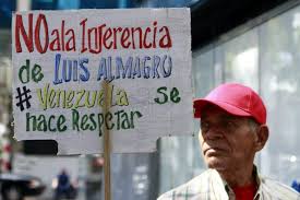 Resultado de imagen para venezuela foto cartel no a la injerencia