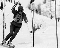 Immagine di Giuliana Minuzzo, prima italiana a vincere una medaglia olimpica invernale