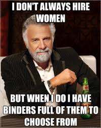 Women in Binders Meme A Viral Opportunity for Binder Manufacturers ... via Relatably.com