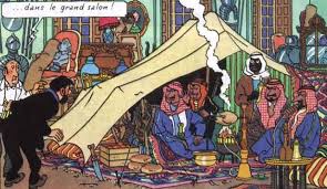 Résultat de recherche d'images pour "ville arabe dans  Tintin"