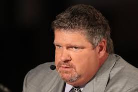ESPN baseball analyst John Kruk reportedly left Dodger Stadium&#39;s press box before Sunday&#39;s game between Los Angeles and the Boston Red Sox on a stretcher. - hi-res-5775974_crop_north