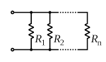Wiring resistors in parallel