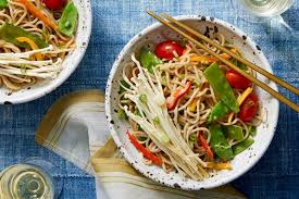 Recipe: Soba Noodles with Snow Peas & Marinated Enoki ...
