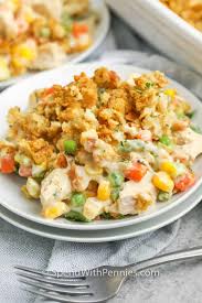 Chicken Stuffing Casserole {30 Minute One-Dish Meal!} - Spend ...