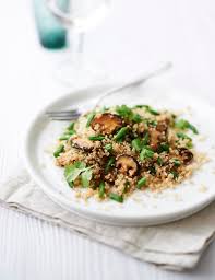 Quinoa with Shiitake & Oyster Mushrooms - Jamie Geller