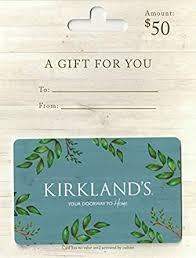 Kirkland's Gift Card $50 : Gift Cards - Amazon.com