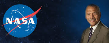  The NASA logo and Administrator Bolden.