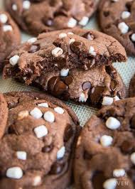 Hot Chocolate Cookies • Love From The Oven
