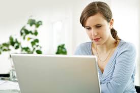 Image result for pictures of woman on the computer