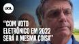 Vídeo para Bolsonaro não aceitará derrota para Lula em 2022