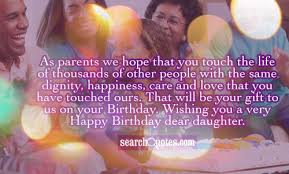 Mother To Daughter Birthday Wish Quotes via Relatably.com