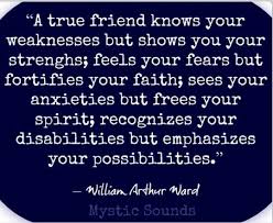 Sincerest, most loyal friendship beyond..... ~William Arthur Ward ... via Relatably.com