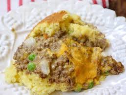 Jiffy Cornbread Casserole with Ground Beef - Back To My Southern ...