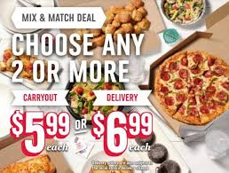 Domino's $7.99 Carryout Deal Now Online Only; $5.99 Mix & Match ...