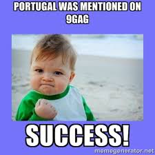 Portugal was mentioned on 9gag Success! - Baby fist | Meme Generator via Relatably.com