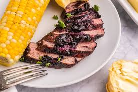 Grilled Pork Tenderloin with Blueberry Barbecue Sauce - Recipe Girl