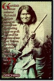 Geronimo Art Print (Apache Native American Indian Quote) Glossy ... via Relatably.com