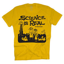 Science is Real Gold T-Shirt (Women's) – They Might Be Giants